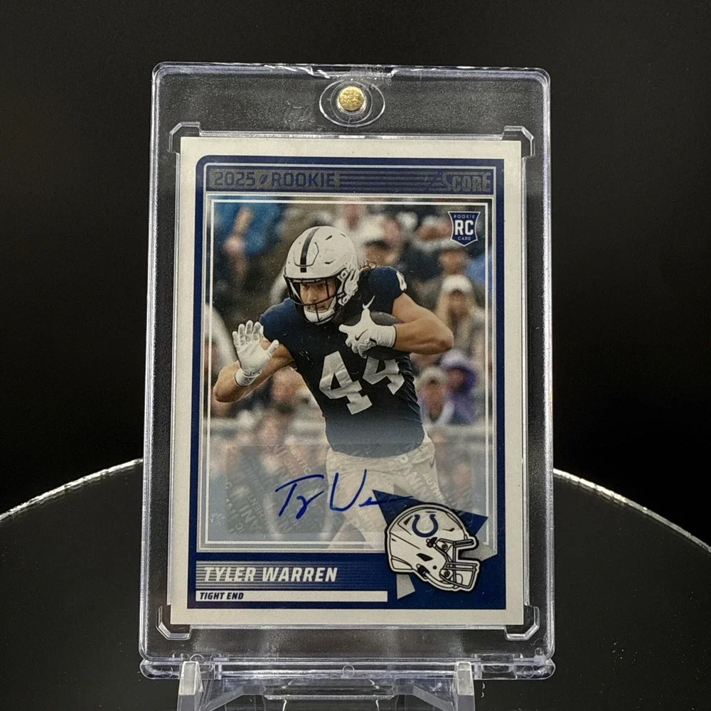 TYLER WARREN - 2025 Score Signatures Rookie #21 - Colts - RC - Autograph